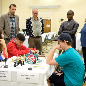 The 1st World Junior Chess Championship for the Disabled: Raphael Johannes Zimmer (Germany) leads with 6 points