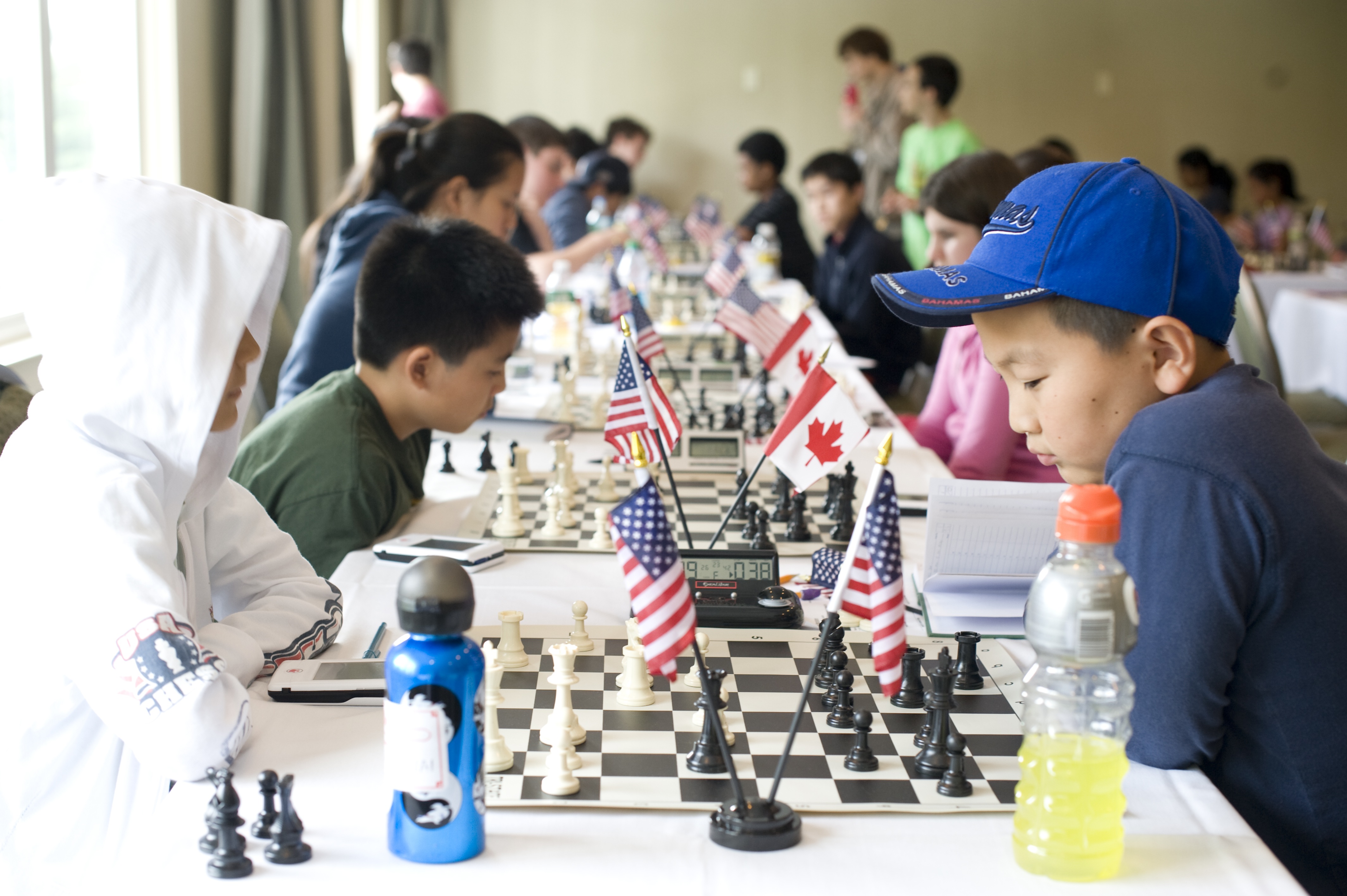 Chessplayers at the 2011 North American Youth Championship, Tarrytown, New York. Photo Credit Dora Leticia ©