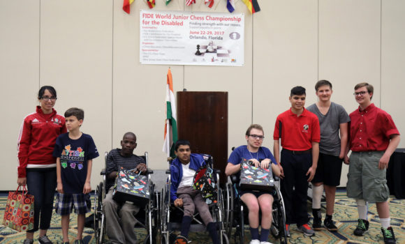 Round 1: The World Junior Chess Championship for Disabled has begun